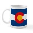 thumbnail image 1 of CafePress - Colorado Flag Mug - 11 oz Ceramic Mug - Novelty Coffee Tea Cup, 1 of 6