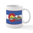 thumbnail image 1 of CafePress - Colorado Flag Mug - 11 oz Ceramic Mug - Novelty Coffee Tea Cup, 1 of 6
