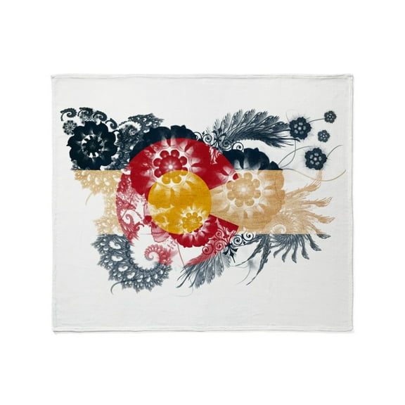 CafePress - Colorado Flag Throw Blanket - Soft Fleece Throw Blanket, 50"x60" for All Ages