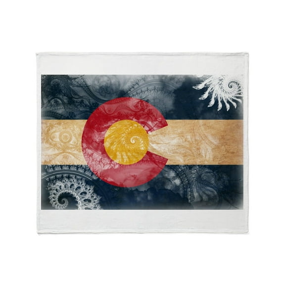 CafePress - Colorado Flag Throw Blanket - Soft Fleece Throw Blanket, 50"x60" for All Ages