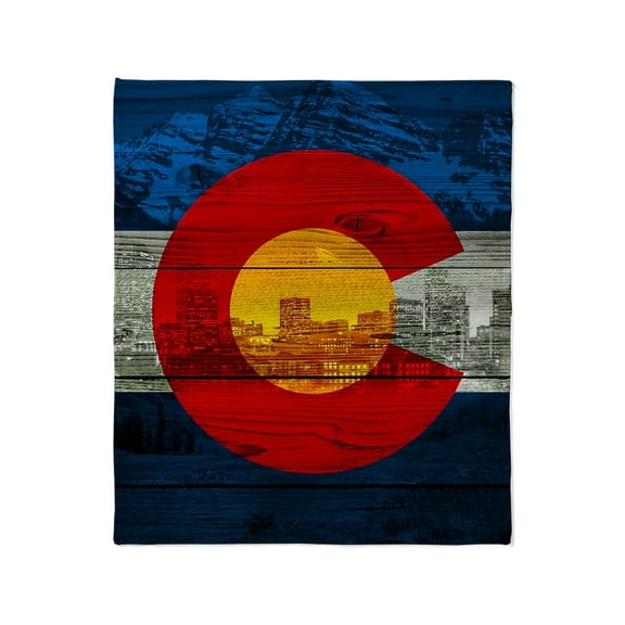 CafePress - Colorado Flag Throw Blanket - Soft Fleece Throw Blanket, 50"x60" for All Ages