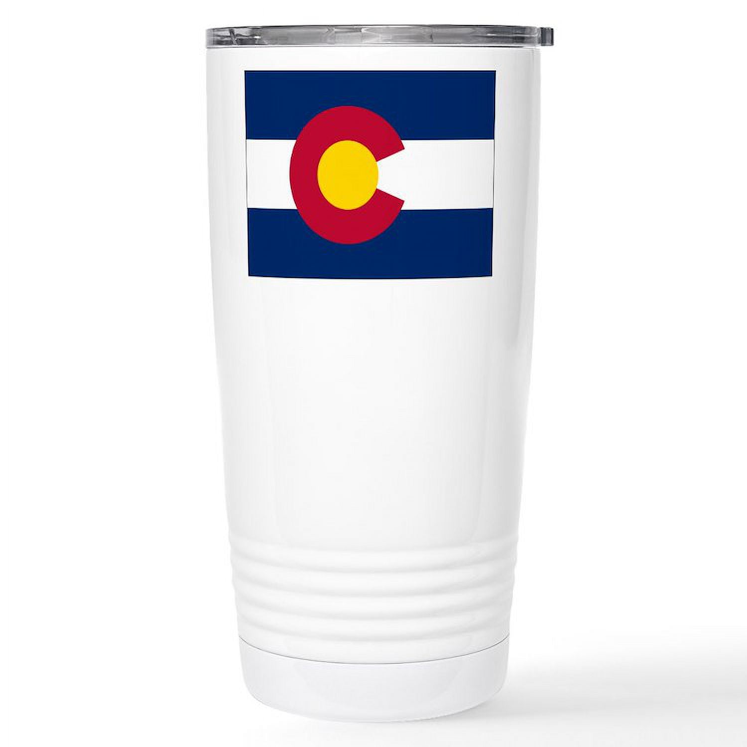 CafePress Colorado Flag Travel Mug Stainless Steel Travel Mug