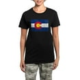 thumbnail image 1 of CafePress - Colorado Flag Women's Dark Pajamas - Women's Short Sleeve Print T-Shirt and Pants Dark Cotton Pajama Set, 1 of 7