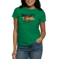 thumbnail image 1 of CafePress - Colorado Flag Women's Dark T Shirt - Women's Traditional Fit Dark T-Shirt, 1 of 4