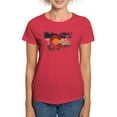 thumbnail image 1 of CafePress - Colorado Flag Women's Dark T Shirt - Women's Traditional Fit Dark T-Shirt, 1 of 4
