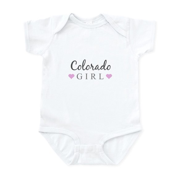 CafePress - Colorado Girl Body Suit - Baby Light Bodysuit, Size Newborn - 24 Months