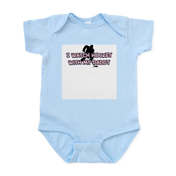 CafePress - Colorado Hockey Daddy Infant Bodysuit - Baby Light Bodysuit, Size Newborn - 24 Months