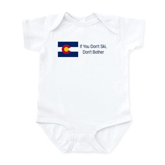 CafePress - Colorado Humor #1 Body Suit - Baby Light Bodysuit, Size Newborn - 24 Months