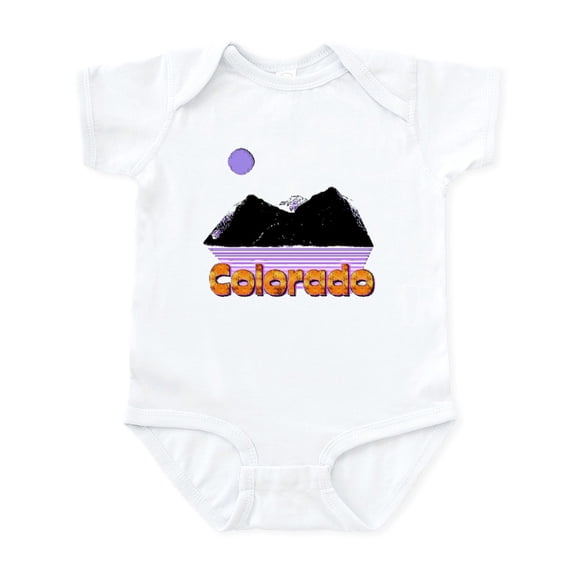 CafePress - Colorado Infant Bodysuit - Baby Light Bodysuit, Size Newborn - 24 Months