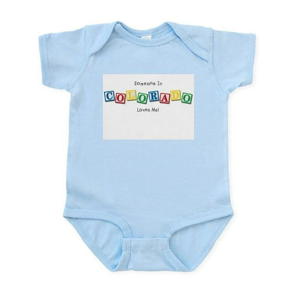 CafePress - Colorado Infant Bodysuit - Baby Light Bodysuit, Size Newborn - 24 Months