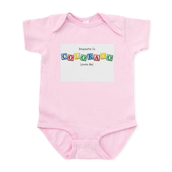 CafePress - Colorado Infant Bodysuit - Baby Light Bodysuit, Size Newborn - 24 Months