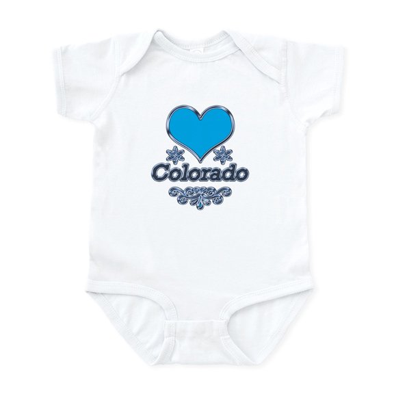 CafePress - Colorado Infant Bodysuit - Baby Light Bodysuit, Size Newborn - 24 Months