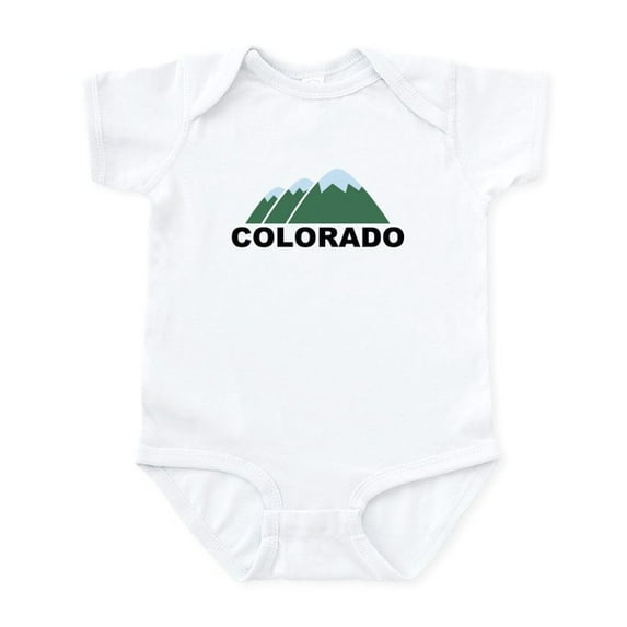 CafePress - Colorado Infant Bodysuit - Baby Light Bodysuit, Size Newborn - 24 Months