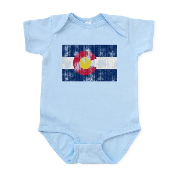 CafePress - Colorado Infant Bodysuit - Baby Light Bodysuit, Size Newborn - 24 Months
