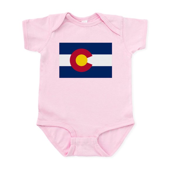 CafePress - Colorado Infant Bodysuit - Baby Light Bodysuit, Size Newborn - 24 Months