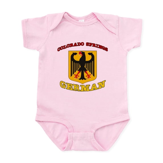 CafePress - Colorado Springs German Infant Bodysuit - Baby Light Bodysuit, Size Newborn - 24 Months