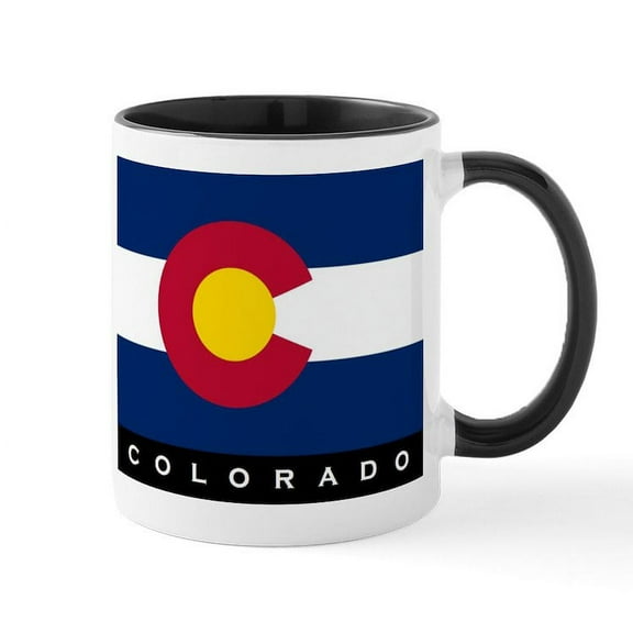 CafePress - Colorado State Flag Mug - 11 oz Ceramic Mug - Novelty Coffee Tea Cup