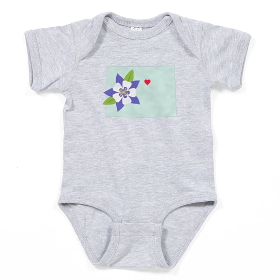 CafePress - Colorado State Map - Cute Infant Bodysuit Baby Romper - Size Newborn - 24 Months