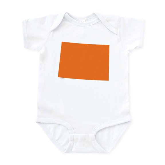 CafePress - Colorado State Shape Outline Infant Bodysuit - Baby Light Bodysuit, Size Newborn - 24 Months