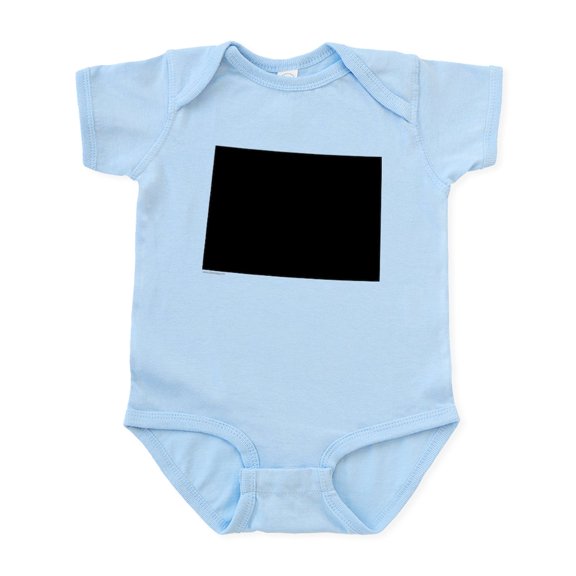 CafePress - Colorado State Shape Outline Infant Bodysuit - Baby Light Bodysuit, Size Newborn - 24 Months