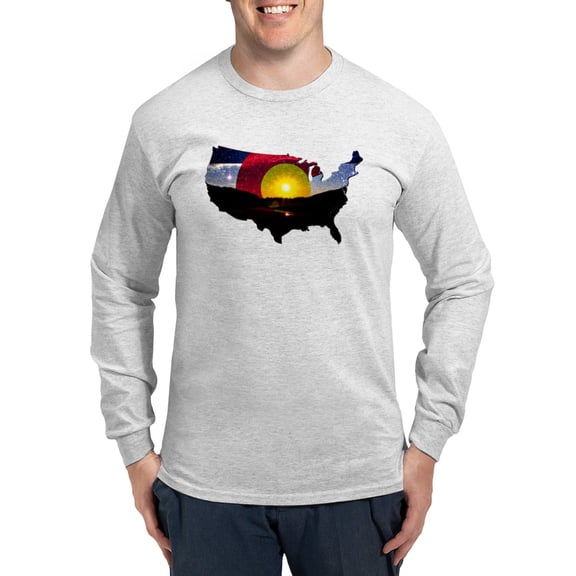 CafePress - Colorado States Of Mind Long Sleeve T Shirt - Unisex Cotton Long Sleeve T-Shirt