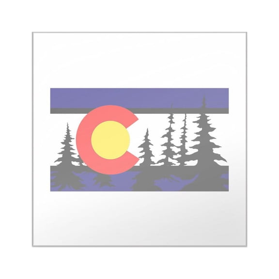 CafePress - Colorado Sticker - Square Sticker 3" x 3"