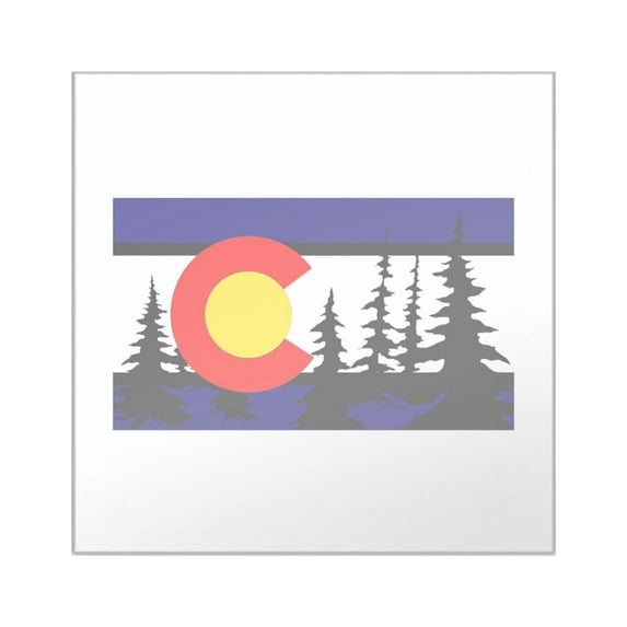 CafePress - Colorado Sticker - Square Sticker 3" x 3"