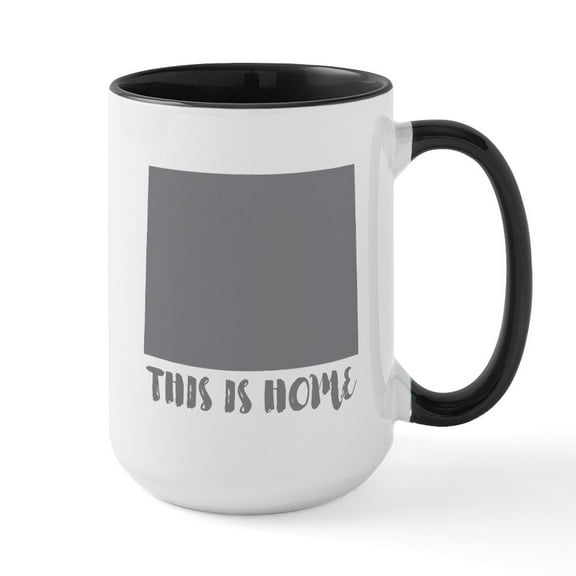 CafePress - Colorado This Is Home Large Mug - 15 oz Ceramic Large White Novelty Mug