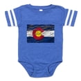 thumbnail image 1 of CafePress - Colorado Vintage Flag - Cute Infant Baby Football Bodysuit, 1 of 3