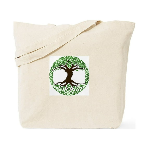CafePress - Colored Tree Of Life Tote Bag - Unisex Canvas Tote Bag, Beige, 1-Piece