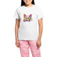 thumbnail image 1 of CafePress - Colorful Corgi Puppy Pajamas - Women's Short Sleeve Print T-Shirt and Pants Light Cotton Pajama Set, 1 of 7