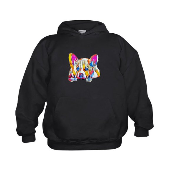 CafePress - Colorful Corgi Puppy Sweatshirt - Kids Hooded Sweatshirt, Classic Hoodie