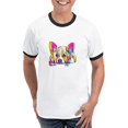 thumbnail image 1 of CafePress - Colorful Corgi Puppy T Shirt - 100% Cotton Ringed T-Shirt, 1 of 4