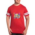 thumbnail image 1 of CafePress - Colorful Corgi Puppy T Shirt - Mens Football Shirt, 1 of 4