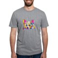 thumbnail image 1 of CafePress - Colorful Corgi Puppy T Shirt - Mens Tri-blend T-Shirt, 1 of 4