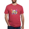 thumbnail image 1 of CafePress - Colorful Corgi Puppy T Shirt - Mens Tri-blend T-Shirt, 1 of 4