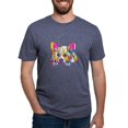 thumbnail image 1 of CafePress - Colorful Corgi Puppy T Shirt - Mens Tri-blend T-Shirt, 1 of 4