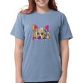 thumbnail image 1 of CafePress - Colorful Corgi Puppy T Shirt - Womens Comfort Colors® Shirt, 1 of 4