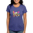 thumbnail image 1 of CafePress - Colorful Corgi Puppy T Shirt - Womens Tri-blend T-Shirt, 1 of 4