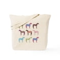 thumbnail image 1 of CafePress - Colorful Horse Pattern Tote Bag - Unisex Canvas Tote Bag, Beige, 1-Piece, 1 of 7