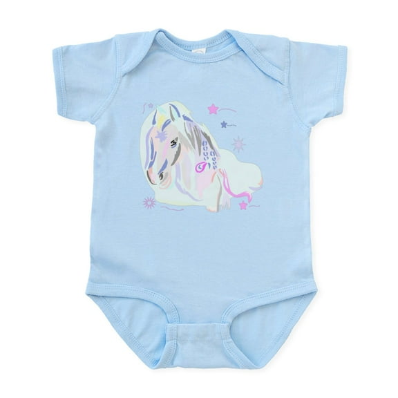 CafePress - Colorful Horse2 Infant Bodysuit - Baby Light Bodysuit, Size Newborn - 24 Months