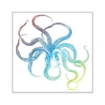 thumbnail image 1 of CafePress - Colorful Octopus Silhouette Sticker - Square Sticker 3" x 3", 1 of 1