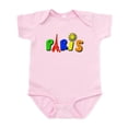 thumbnail image 1 of CafePress - Colorful Paris / Eiffel Tower Infant Bodysuit - Baby Light Bodysuit, Size Newborn - 24 Months, 1 of 4