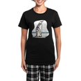 thumbnail image 1 of CafePress - Colorful Penguin Pajamas - Women's Short Sleeve Print T-Shirt and Pants Dark Cotton Pajama Set, 1 of 7