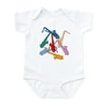 thumbnail image 1 of CafePress - Colorful Saxophones Infant Bodysuit - Baby Light Bodysuit, Size Newborn - 24 Months, 1 of 4