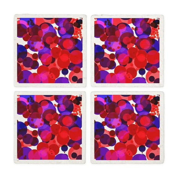 CafePress - Colors 3 - Tile Coaster, Drink Coaster Set of 4