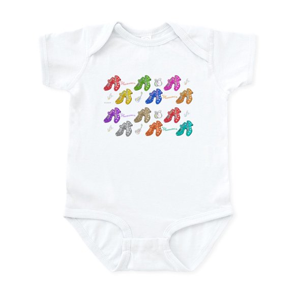 CafePress - Colors And Flamenco Shoes Infant Bodysuit - Baby Light Bodysuit, Size Newborn - 24 Months