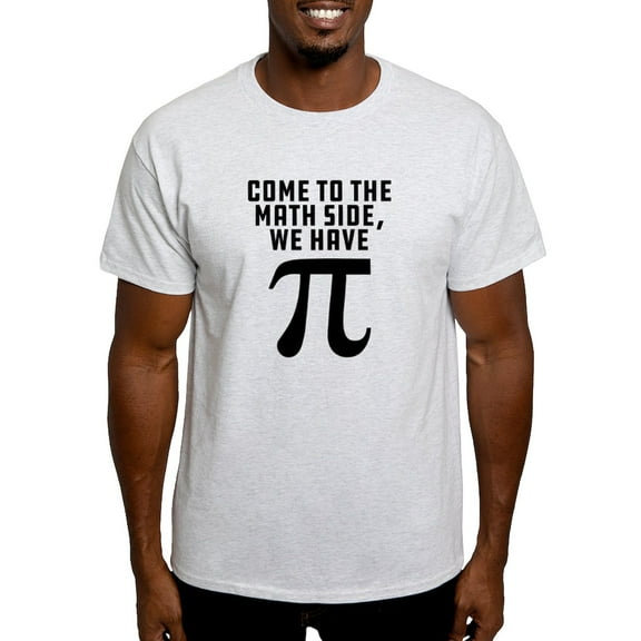 CafePress - Come To The Math Side We Have Pi Light T Shirt - Men's Classic Graphic T-Shirt