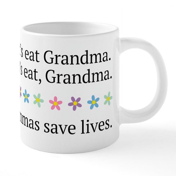 CafePress - Commas Save Lives - 20 Oz White Ceramic Mega Mug