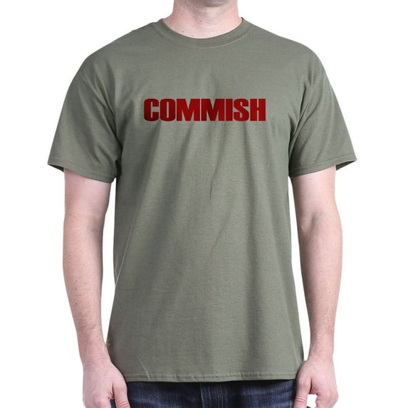 CafePress - Commish (Red) Dark T Shirt - Men's Classic Graphic Cotton T-Shirt
